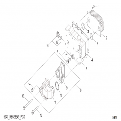 Group 59--1: Engine Oil Cooler, continued  第59-1組：發(fā)動機機油冷卻器，&amp;amp;amp;ldquo;GM93289,&amp;amp;amp;rdquo;&amp;amp;amp;ldquo;GM93285,&amp;amp;amp;rdquo;&amp;amp;amp;ldquo;GM91650,&a