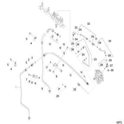 Group 63: Low Pressure Fuel Line, continued  第63組：低壓燃油管路，&amp;amp;amp;amp;amp;ldquo;GM93289,&amp;amp;amp;amp;amp;rdquo;&amp;amp;amp;amp;amp;ldquo;GM93285,&amp;amp;amp;amp;amp;rdquo;&am