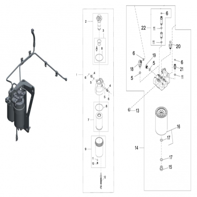 Group 81: Primary Fuel Filter, continued Variation 81BN, 81D2 Optional Agency Approval Installed Items. See Accessories Section for additional parts. 組81：燃油初級(jí)濾清器，續(xù)變81BN，81D2可選機(jī)構(gòu)批準(zhǔn)安裝項(xiàng)目。有關(guān)其他部件，請(qǐng)參見附件一節(jié)。&